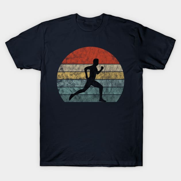 Vintage Runner T-Shirt by BlendedArt